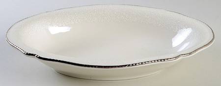 Filigree 10" Oval Vegetable Bowl by Castleton (USA)