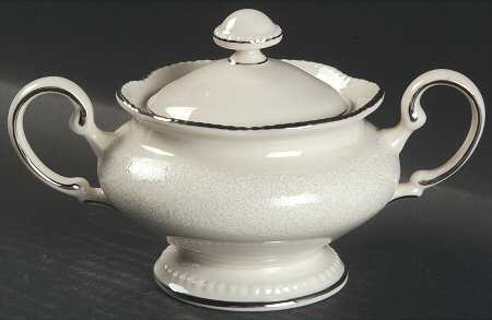 Filigree Sugar Bowl & Lid