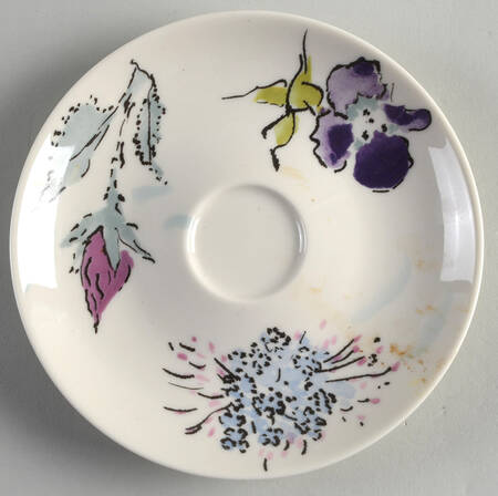 French Garden Saucer for Flat Cup