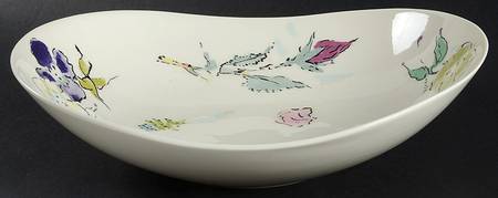 French Garden 11" Oval Vegetable Bowl