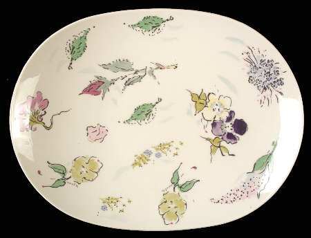 French Garden 15" Oval Serving Platter