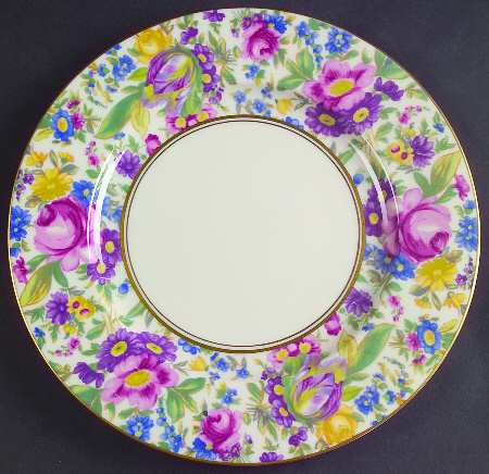 Garden Caprice (Smooth) Luncheon Plate