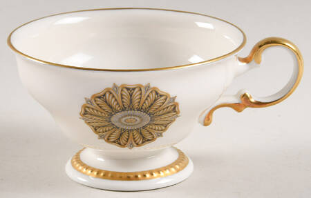 Gold Medallion Footed Cup by Castleton (USA)