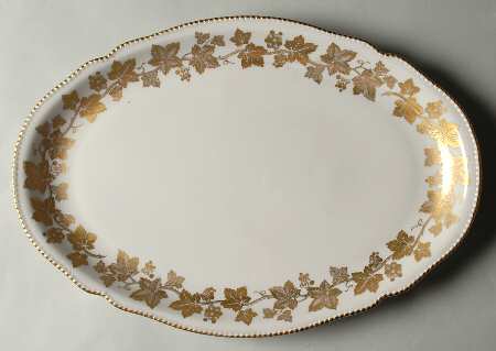Golden Moment 16" Oval Serving Platter