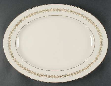 Grosvenor 15" Oval Serving Platter by Castleton (USA)