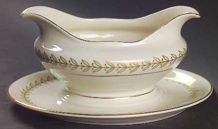 Grosvenor Gravy Boat with Attached Underplate