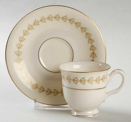 Grosvenor Footed Demitasse Cup & Saucer Set