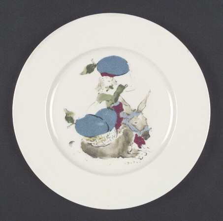 Harvest (Scenes, Rim) Luncheon Plate