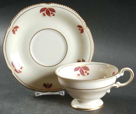 Jubilee Footed Cup & Saucer Set