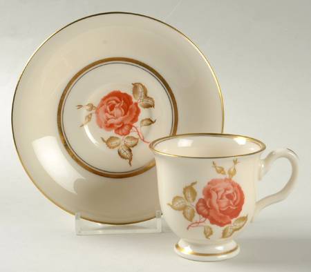June Flat Demitasse Cup & Saucer Set