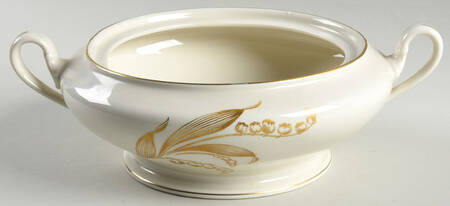 Lily of the Valley Round Vegetable No Lid