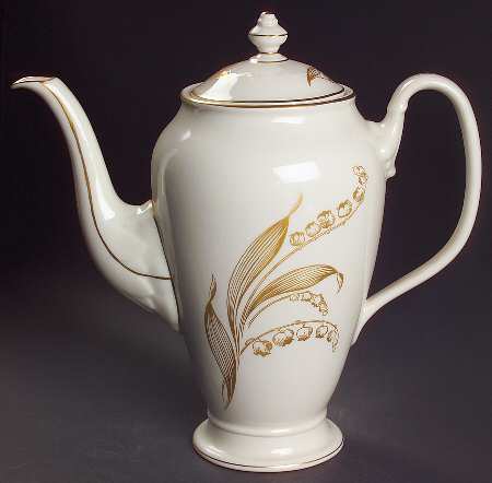 Lily of the Valley Coffee Pot & Lid