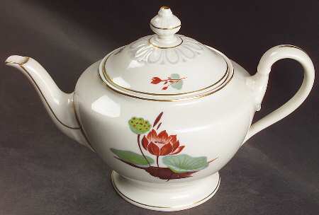 Lotus Teapot & Lid