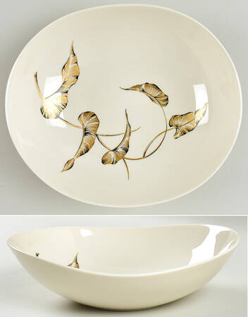 Lyana (Coupe Shape) 9" Oval Vegetable Bowl by Castleton (USA)