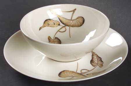 Lyana (Coupe Shape) Flat Cream Soup Bowl & Saucer Set