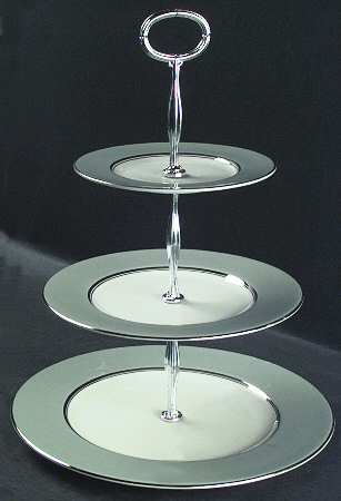 Lyric 13 7/8"-14 1/4" 3-Tiered Serving Tray(DP,SP,BB) HC