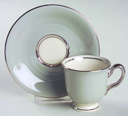 Lyric Flat Demitasse Cup & Saucer Set
