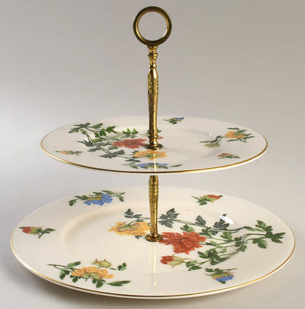 Ma Lin 2 Tiered Serving Tray (Dinner & Salad Plate)