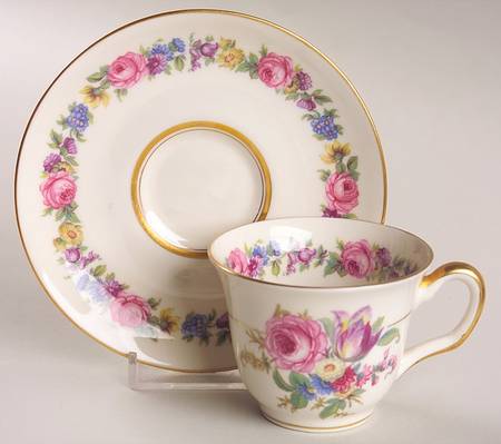 Manor Flat Demitasse Cup & Saucer Set