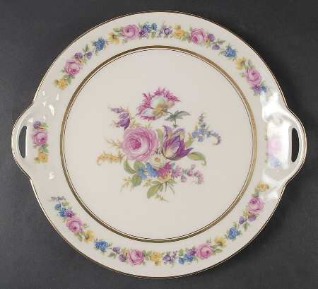 Manor Handled Cake Plate
