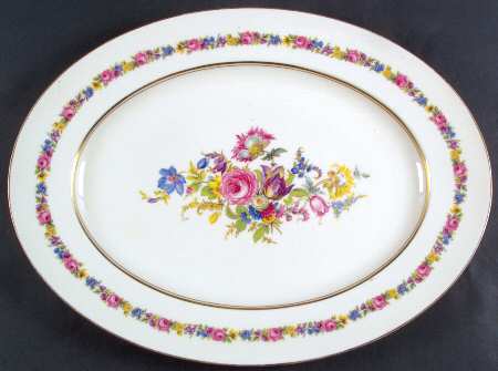 Manor 18" Oval Serving Platter by Castleton (USA)