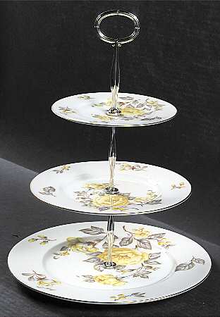 Mayfair 13 7/8"-14 1/4" 3-Tiered Serving Tray(DP,SP,BB) HC