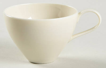 Museum White Flat Demitasse Cup