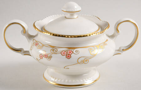 Nouvelle Sugar Bowl & Lid by Castleton (USA)