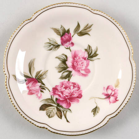 Peony Saucer for Cream Soup Bowl