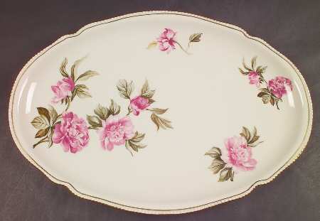 Peony 19" Oval Serving Platter