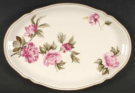 Peony 16" Oval Serving Platter