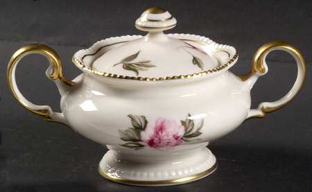 Peony Sugar Bowl & Lid