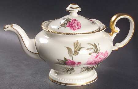 Peony Teapot & Lid