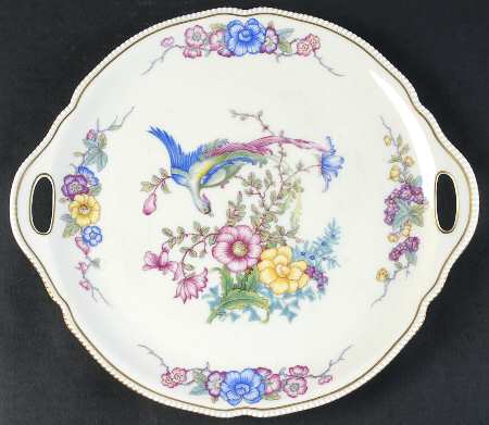 Phoenix Handled Cake Plate