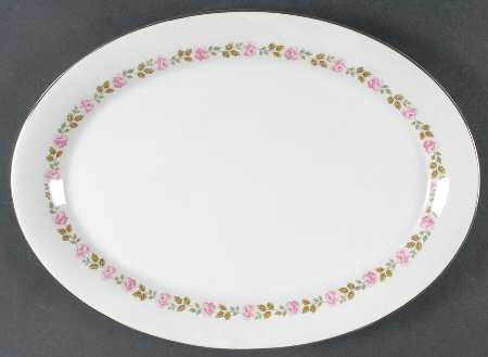 Picardy 15" Oval Serving Platter by Castleton (USA)