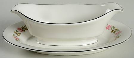 Picardy Gravy Boat with Attached Underplate
