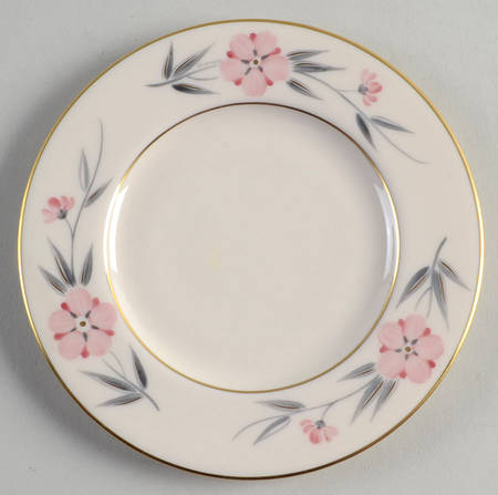 Priscilla (Gold Trim) Bread & Butter Plate