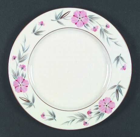 Priscilla (Gold Trim) Dinner Plate
