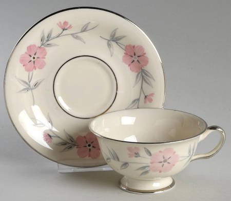 Footed Cup & Saucer Set