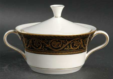 Quadrille Sugar Bowl & Lid