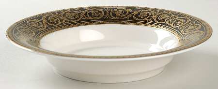 Quadrille Rim Soup Bowl