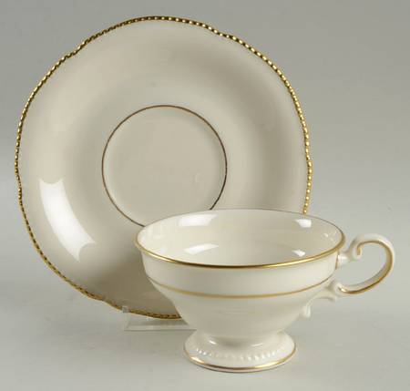 Regal (1 Gold Inner Ring) Footed Cup & Saucer Set