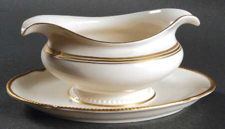 Royal Gravy Boat with Attached Underplate