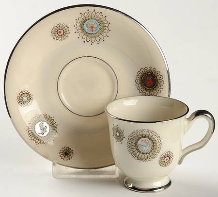 Sakarra Footed Demitasse Cup & Saucer Set