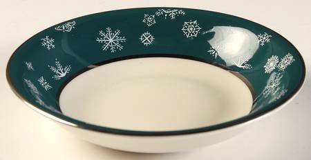 Snowflake Fruit/Dessert (Sauce) Bowl
