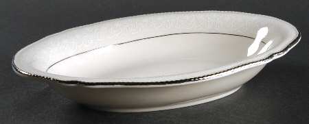 Snowflower 10" Oval Vegetable Bowl