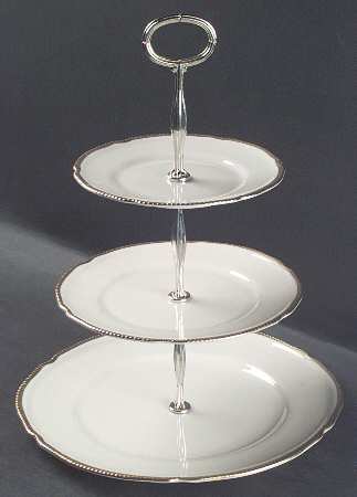 Sovereign 13 7/8"-14 1/4" 3-Tiered Serving Tray(DP,SP,BB) HC