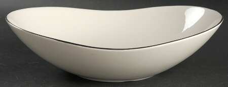 Symmetra (Platinum) 11" Oval Vegetable Bowl