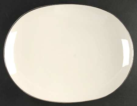 Symmetra (Platinum) 14" Oval Serving Platter