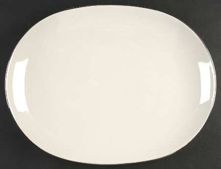 Symmetra (Platinum) 15" Oval Serving Platter